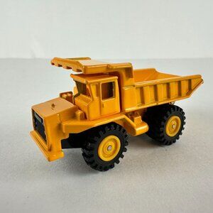 Vintage Tomica Japan TOMY 1:119 Off Road Dump Truck F22 Yellow